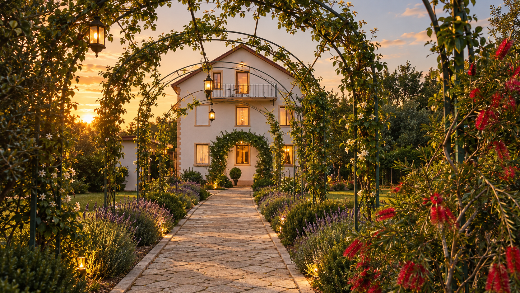 Sanapiro Guest House среди сада